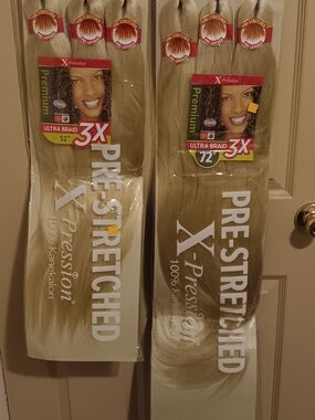 Pre-Stretched Ultra Braid Synthetic Hair - Blonde